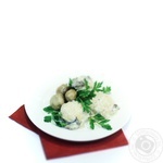 Chicken meatballs in mushroom sauce