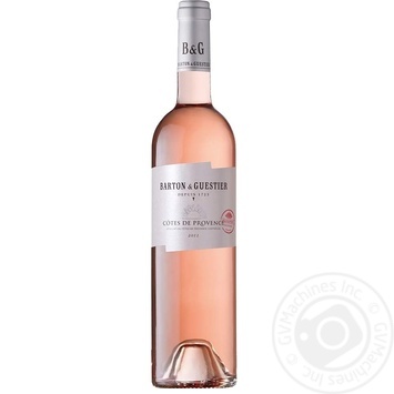 Wine Barton&guestier pink dry 13% 2011year 750ml glass bottle France - buy, prices for MegaMarket - photo 1
