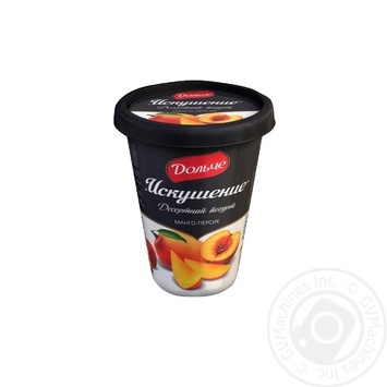 Dessert yogurt Dolche Temptation mango-peach 2.5% 330g plastic cup Ukraine - buy, prices for - photo 11