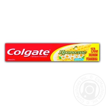 Зубна паста Colgate  Прополіс Свіжа М'ята 150мл купити, ціни на МегаМаркет - фото 6