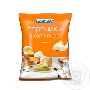 Вареники Геркулес с картофелем замороженные 900г купить, цены на МегаМаркет - фото 1