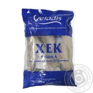 Хек Veladis тушка напівпатрана глазурована морожена 1кг купити, ціни на МегаМаркет - фото 1