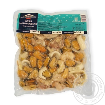 Skandinavika  «5 Continents» Frozen Cooked Mix Seafood - buy, prices for MegaMarket - photo 1