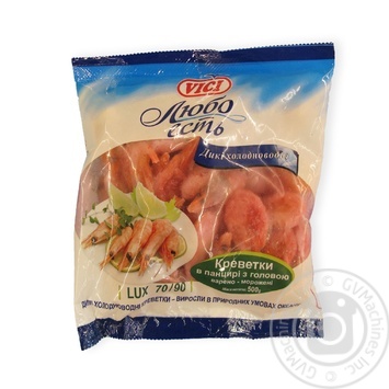 Seafood shrimp Vici in shell 500g - buy, prices for MegaMarket - photo 1