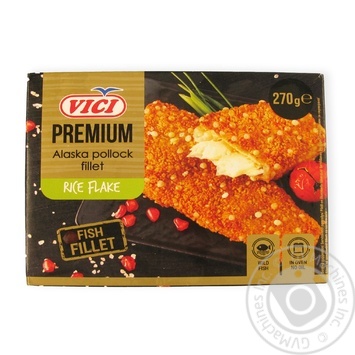 Fish sticks Vici alaska pollack frozen 270g - buy, prices for MegaMarket - photo 1
