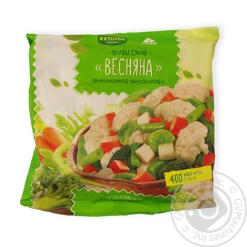 Khutorok Spring frozen mix vegetables 400g - buy, prices for MegaMarket - photo 1