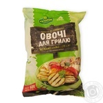 Смесь Рудь Хуторок селянский Овощи с грибами для гриля быстрозамороженная 600г