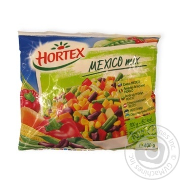 Суміш овочева Hortex Mexico заморожена 400г купити, ціни на МегаМаркет - фото 1