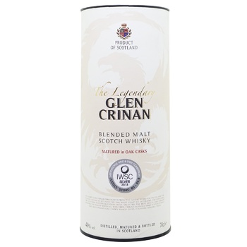 Glen Crinan The Legendary whisky 40% 0.7l - buy, prices for NOVUS - photo 1