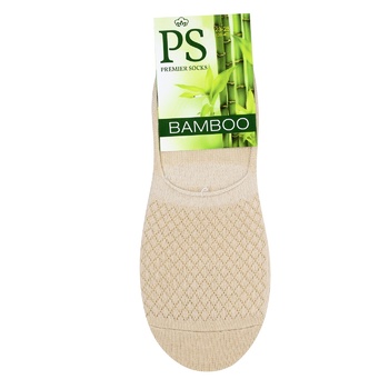 Підслідники Premier Socks Bamboo жіночі відкриті з силіконом ажурні кольорові р.23-25 - купити, ціни на NOVUS - фото 3