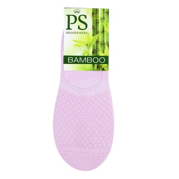 Подследники Premier Socks Bamboo женские открытые с силиконом ажурные цветые р.23-25 - купить, цены на - фото 5