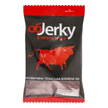 Objerky Texas Beef jerky 50g - buy, prices for NOVUS - photo 1