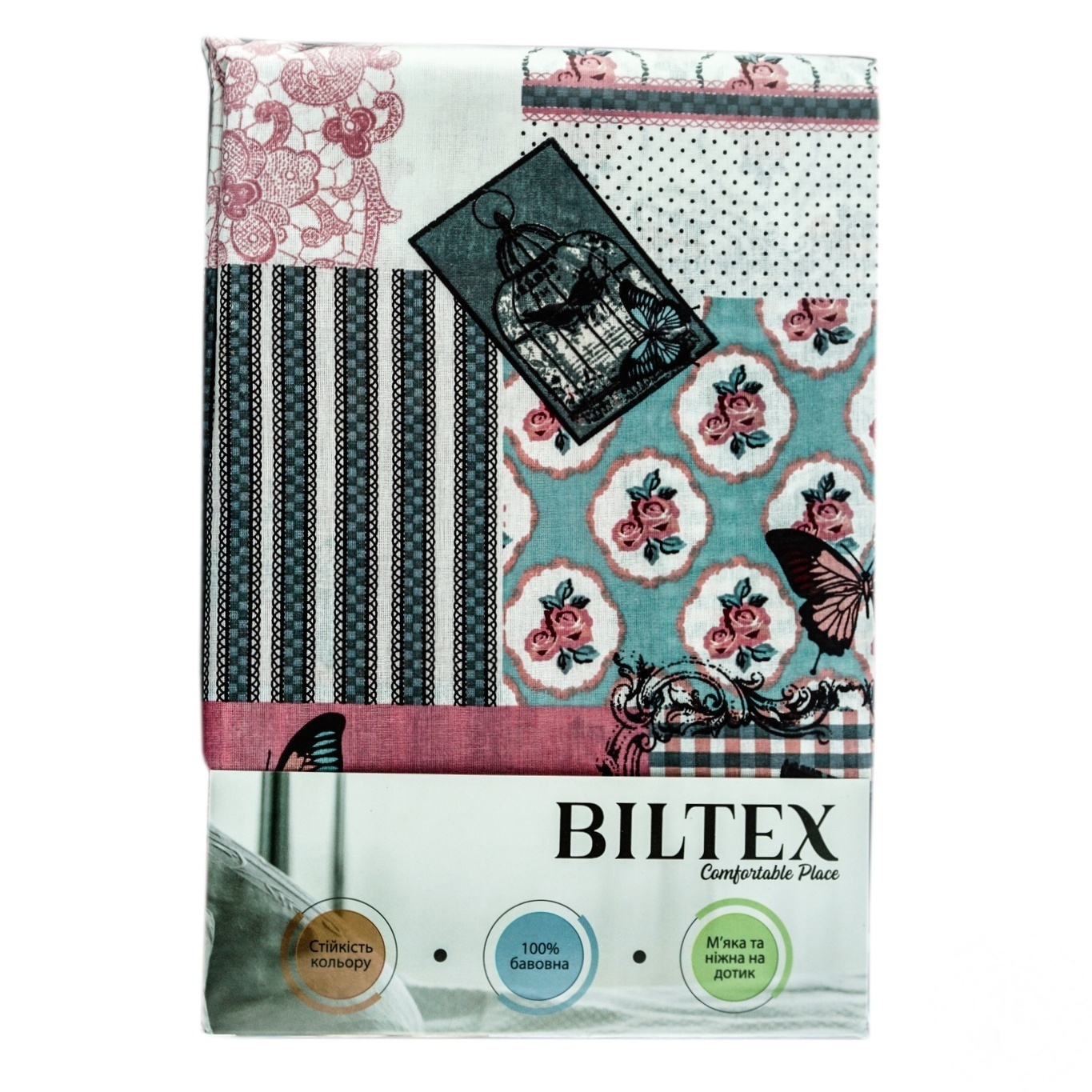 

Комплект постельного белья Biltex Прованс 200х220см