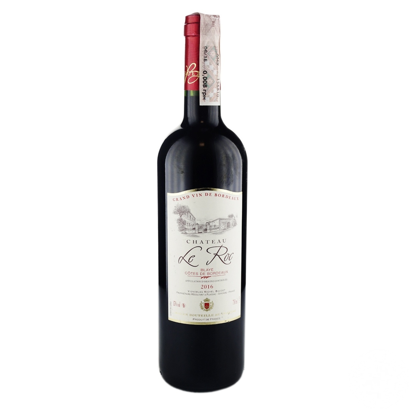 

Вино Chateau Le Roc Blaye Cote de Bordeaux красное свухое 13% 0,75л