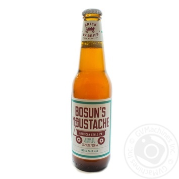 Brick By Brick Bosun's Moustache Light Beer 6% 0.33l - buy, prices for NOVUS - photo 1