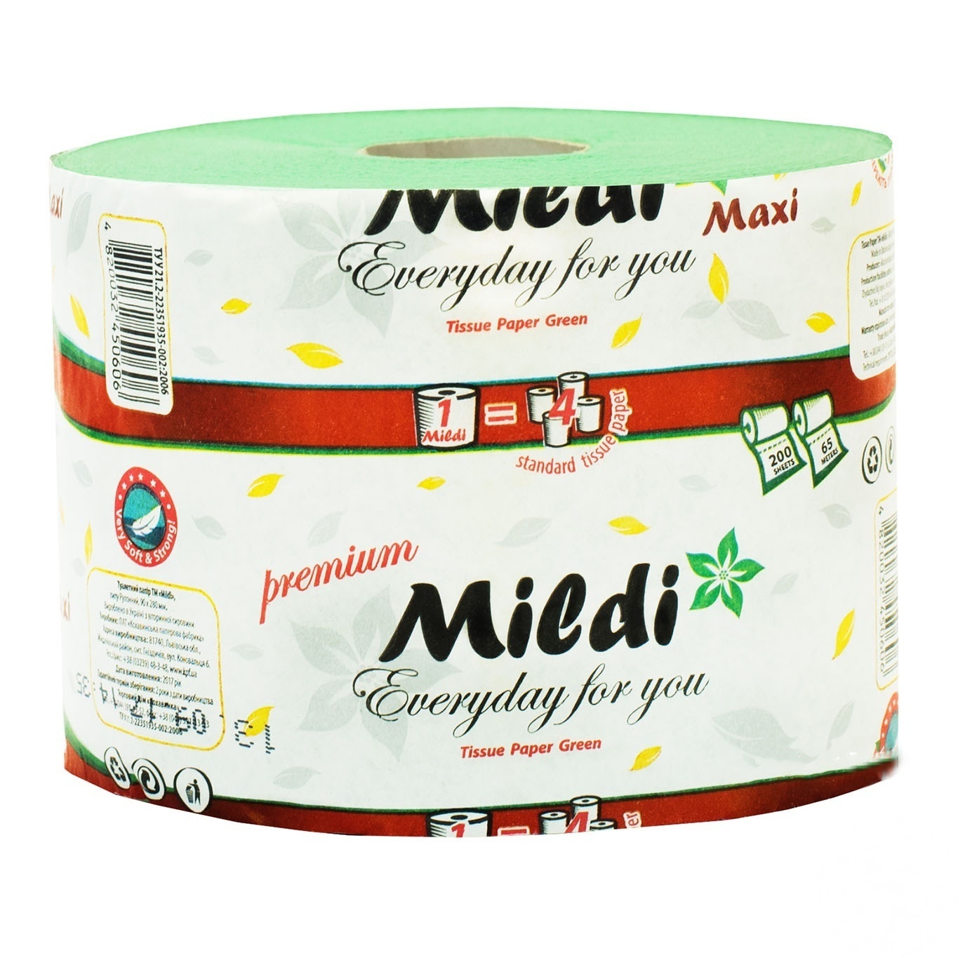 

Бумага туалетная Mildi Maxi 65м