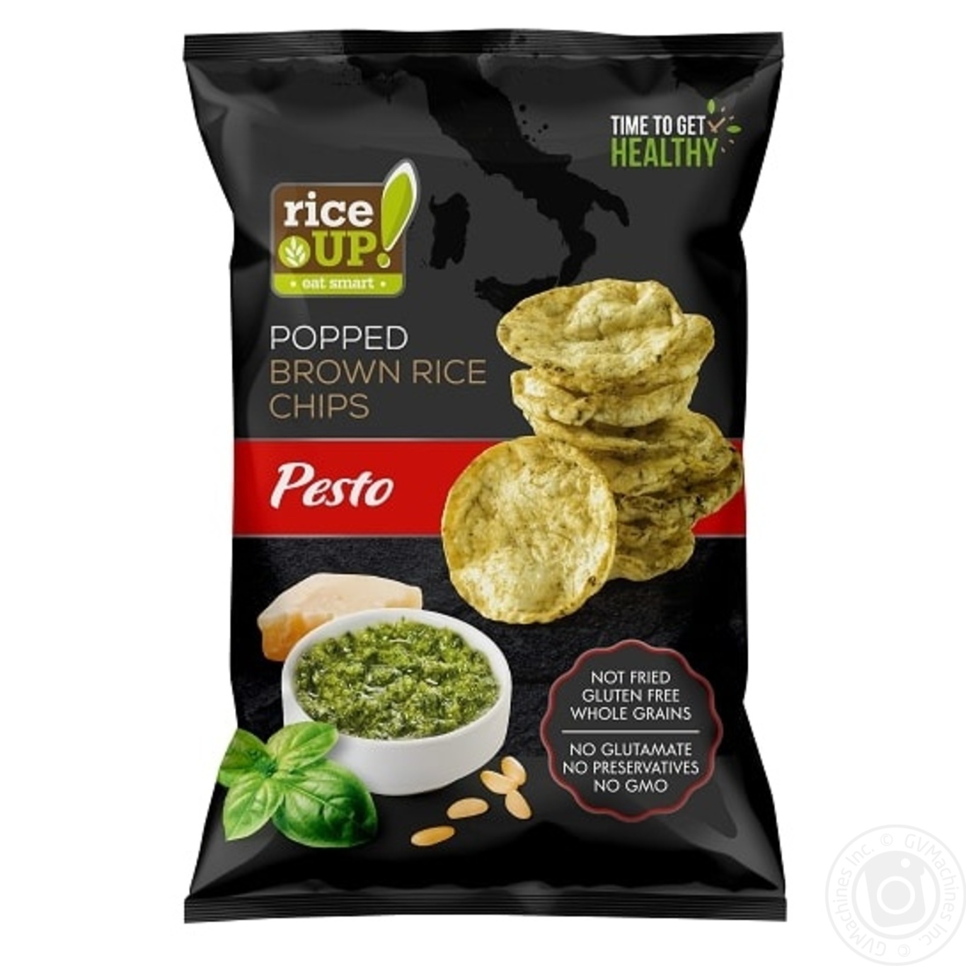 

Чипсы Rice Up рисовые с песто 60г