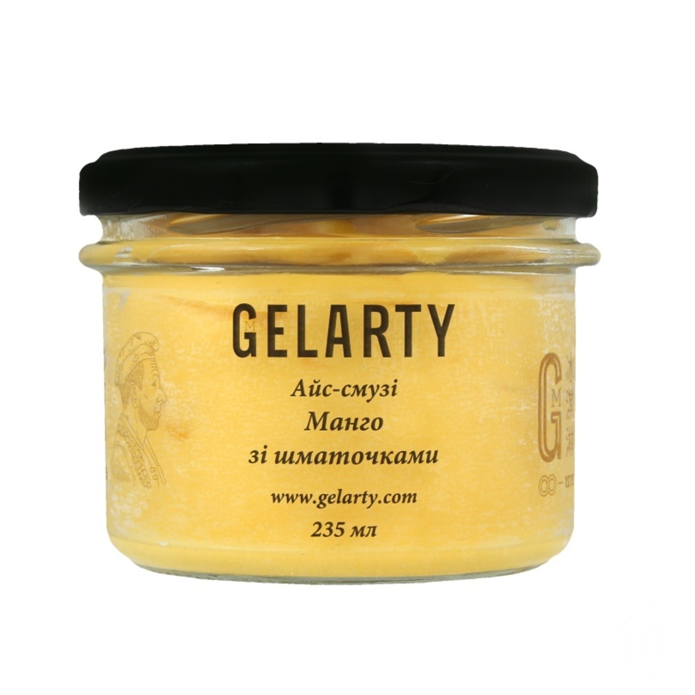 

Мороженое Gelarty Айс-смузи Манго с кусочками манго 235мл