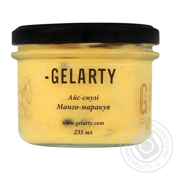 Мороженое Gelarty Айс-смузи Манго-Маракуйя 235мл - купить, цены на МегаМаркет - фото 1