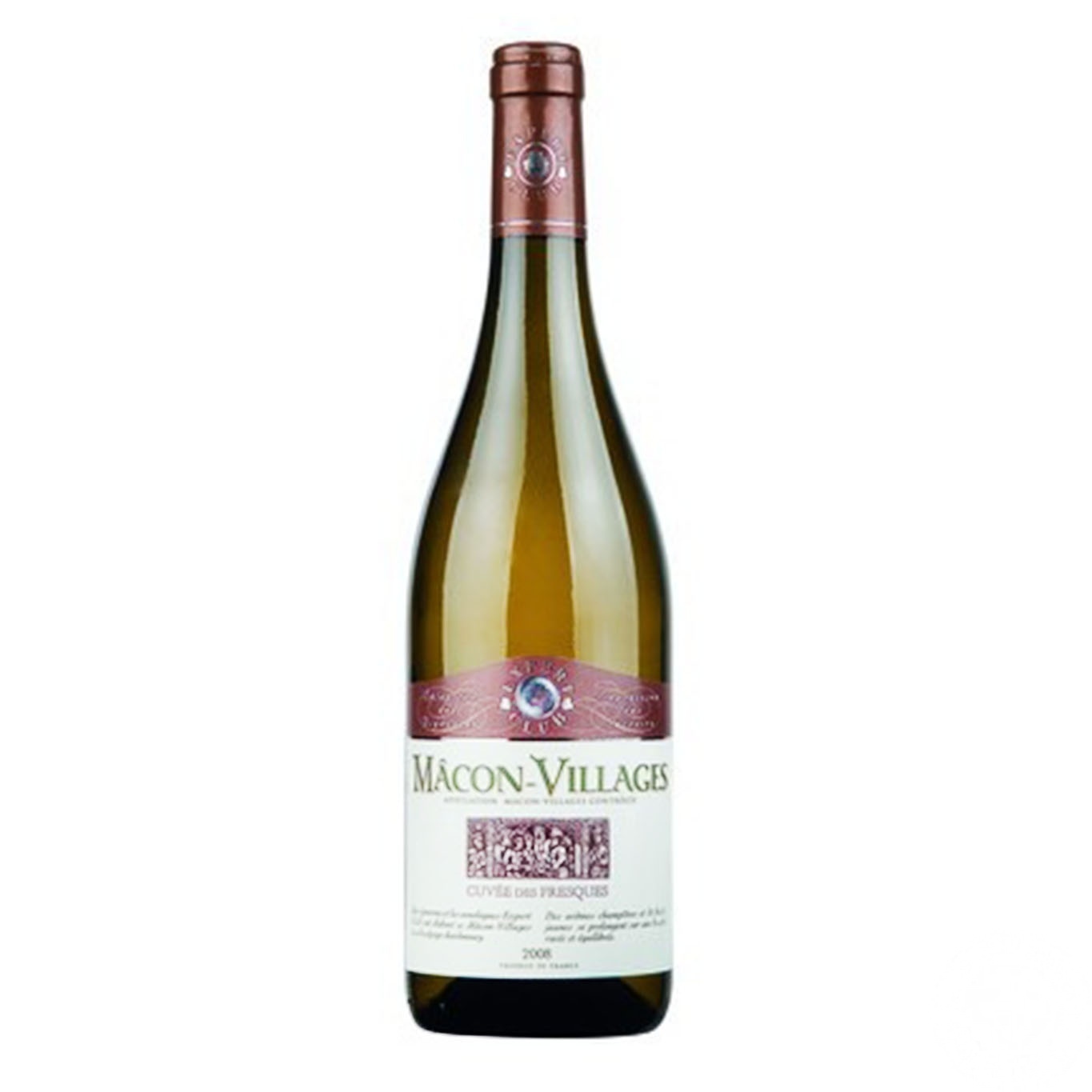 

Вино Expert Club Macon-Vllages Blanc белое сухое 10-15% 0,75л