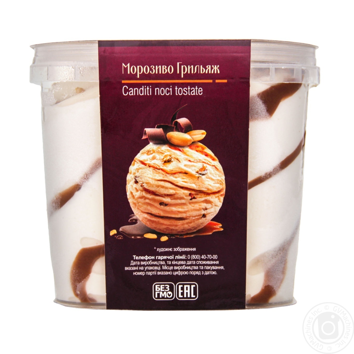 

Мороженое Gel'Amo Грильяж 600г