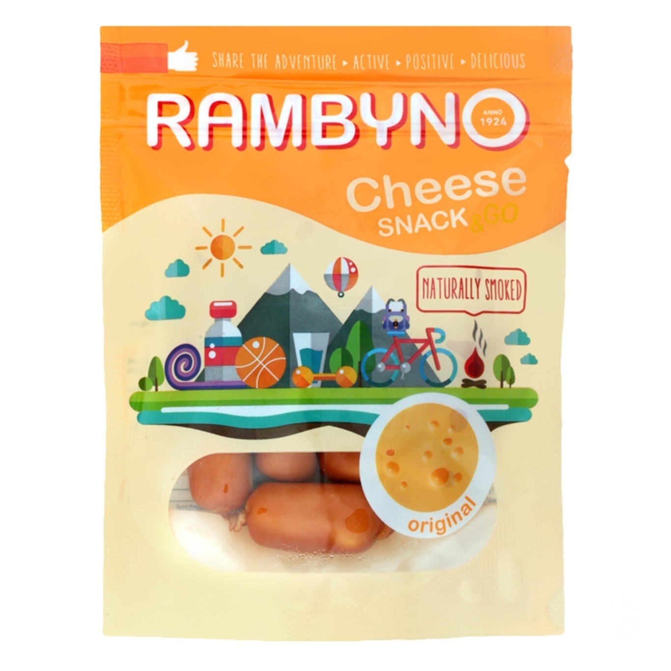

Сыр Rambyno плавленый копченый оригинальный 75г