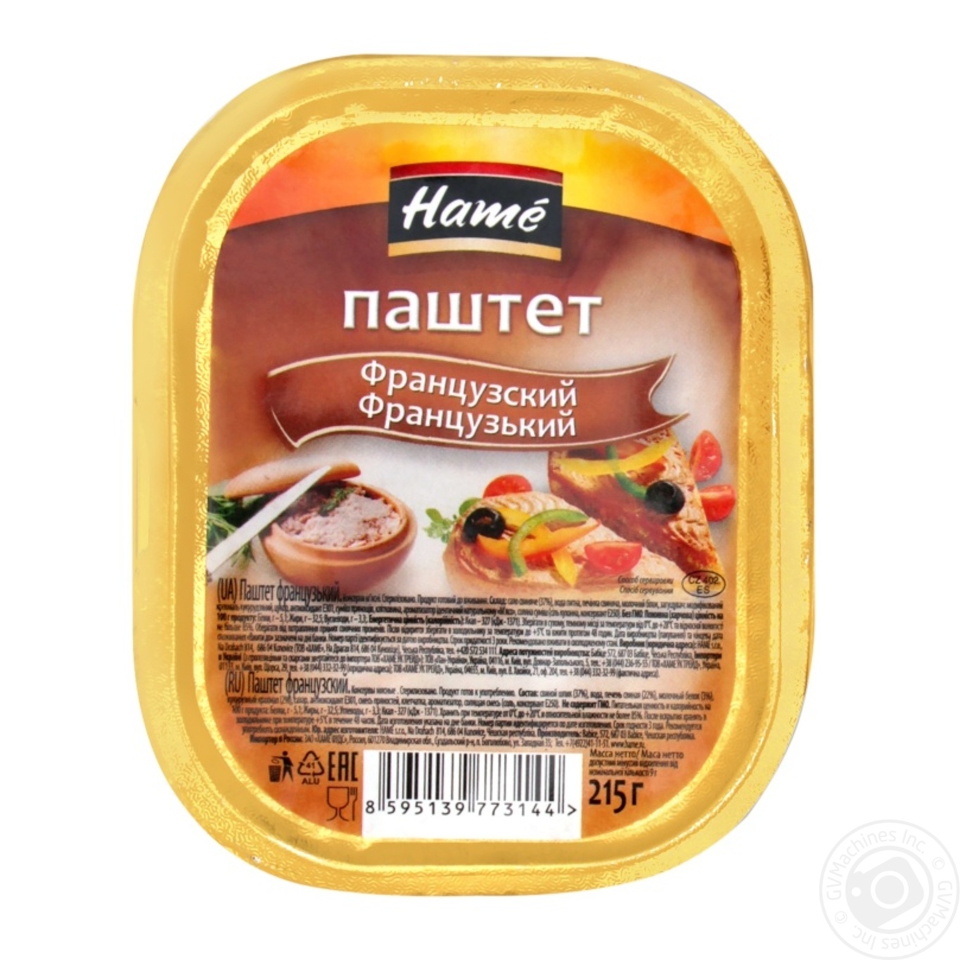 

Паштет Hame Французский 215г
