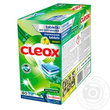 Cleox Dishwasher Tablets 60pcs - buy, prices for NOVUS - photo 1