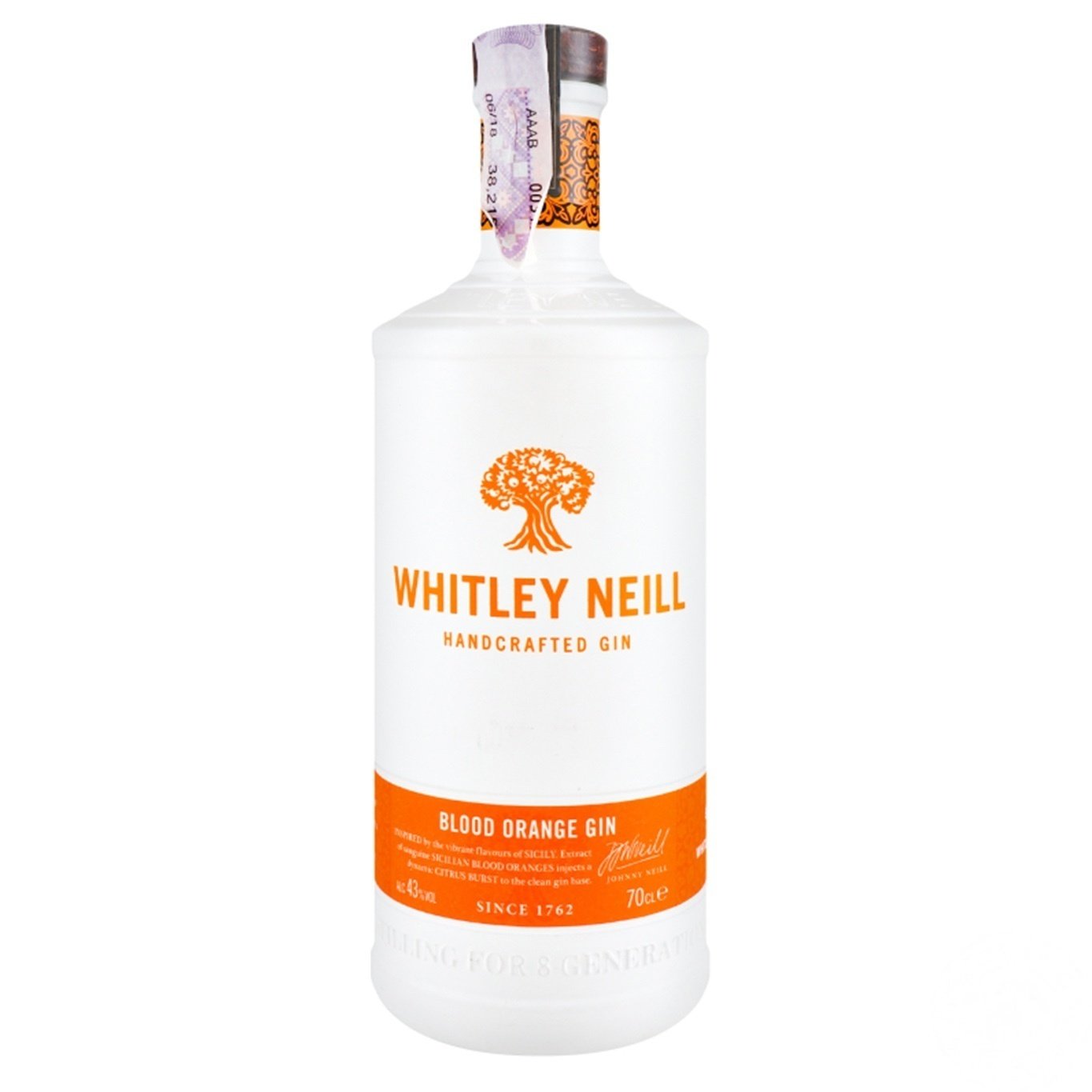 

Джин Whitley Neill Blood Orange Сицилийский апельсин 43% 0,7л