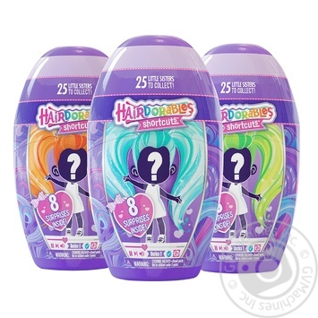 Игровой набор Hairdorables Short Cuts кукла в капсуле - купить, цены на ULTRAMARKET - фото 1