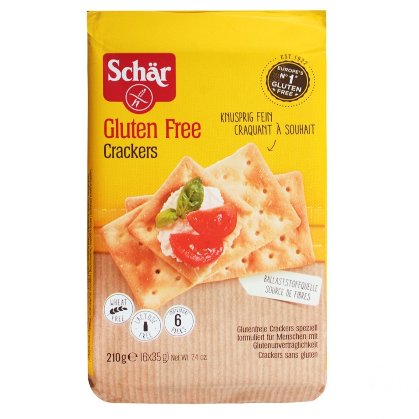 

Крекеры Dr. Schar без глютена 210г