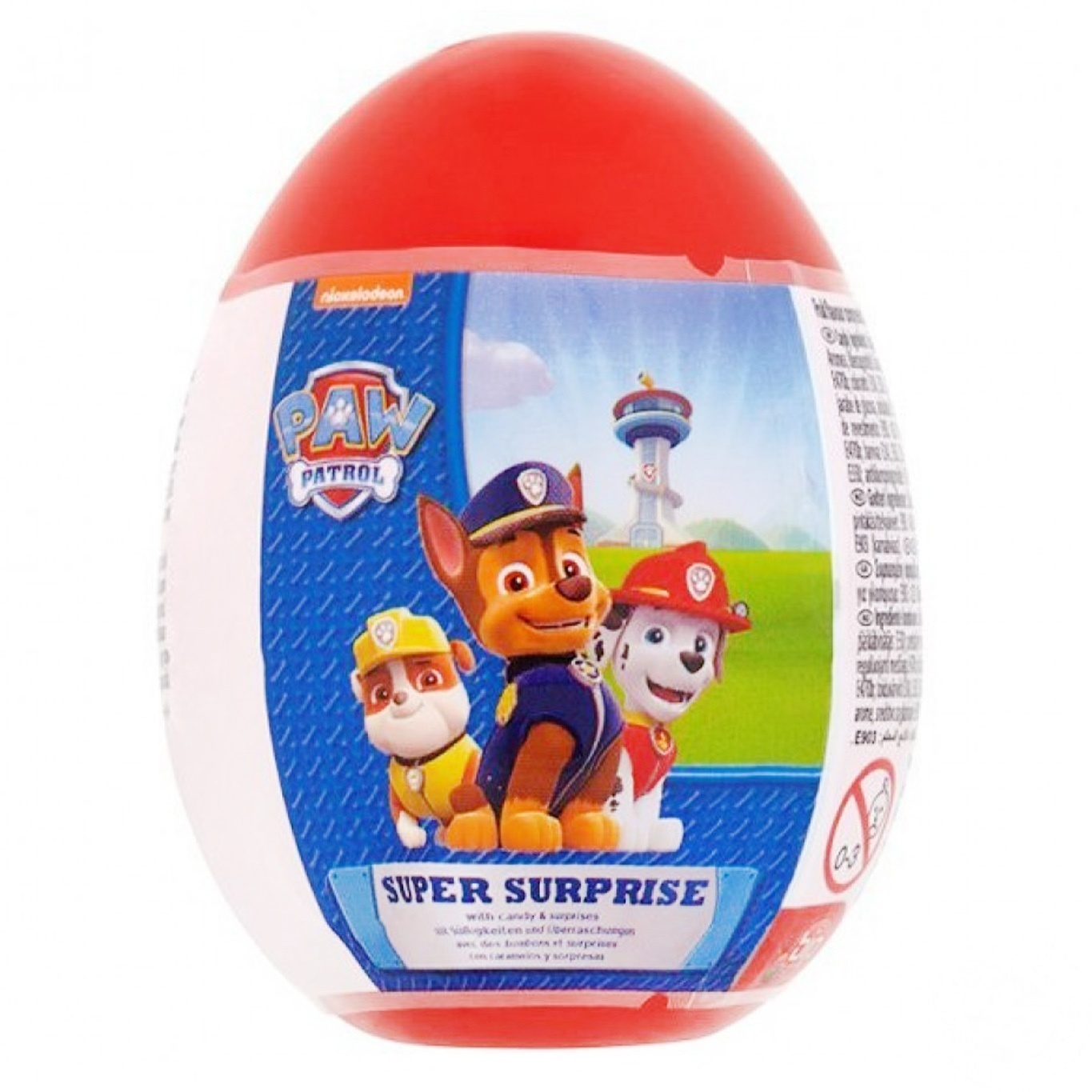 

Яйцо-сюрприз Bip Paw Patrol с фруктовыми конфетами