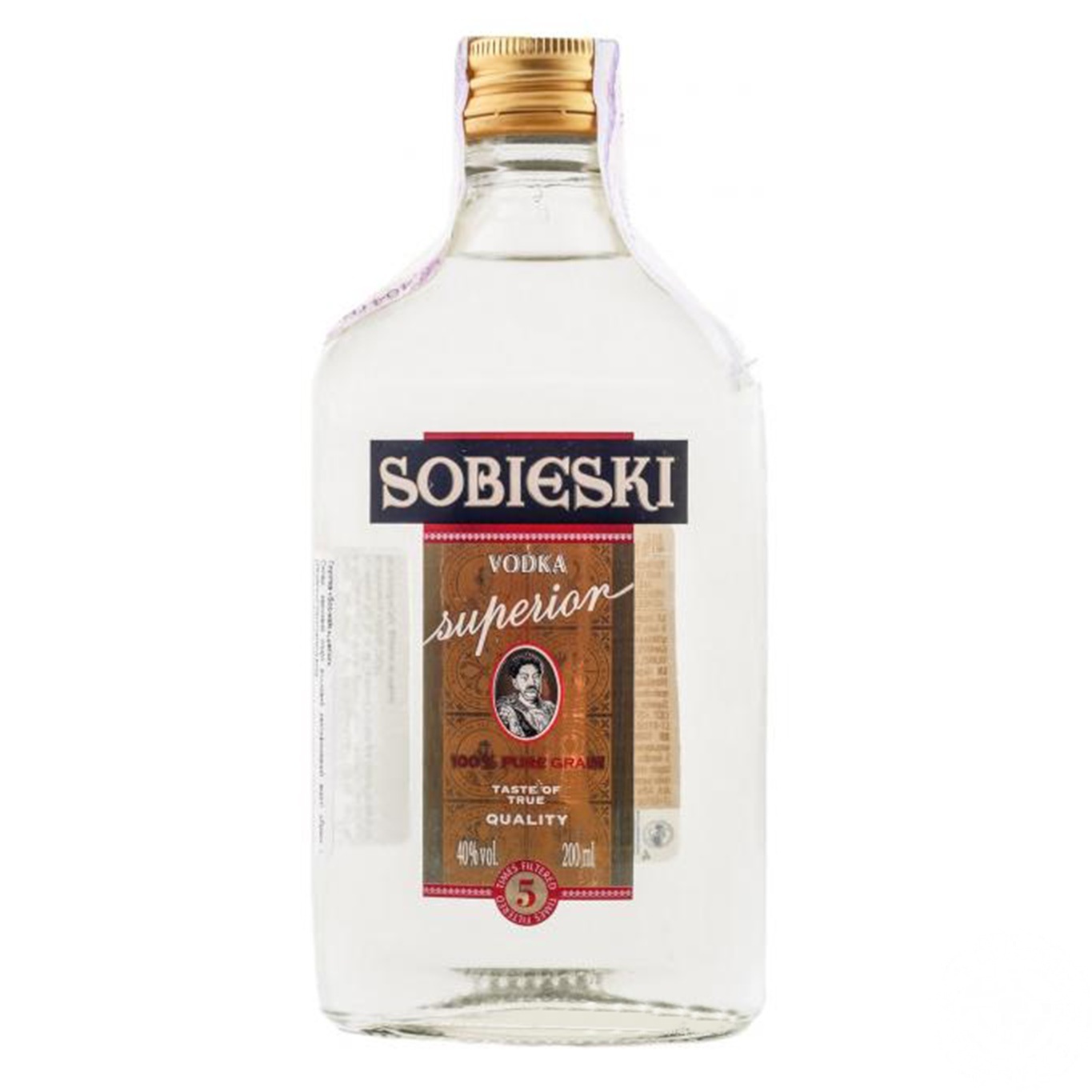 

Водка Sobieski Superior 40% 200мл