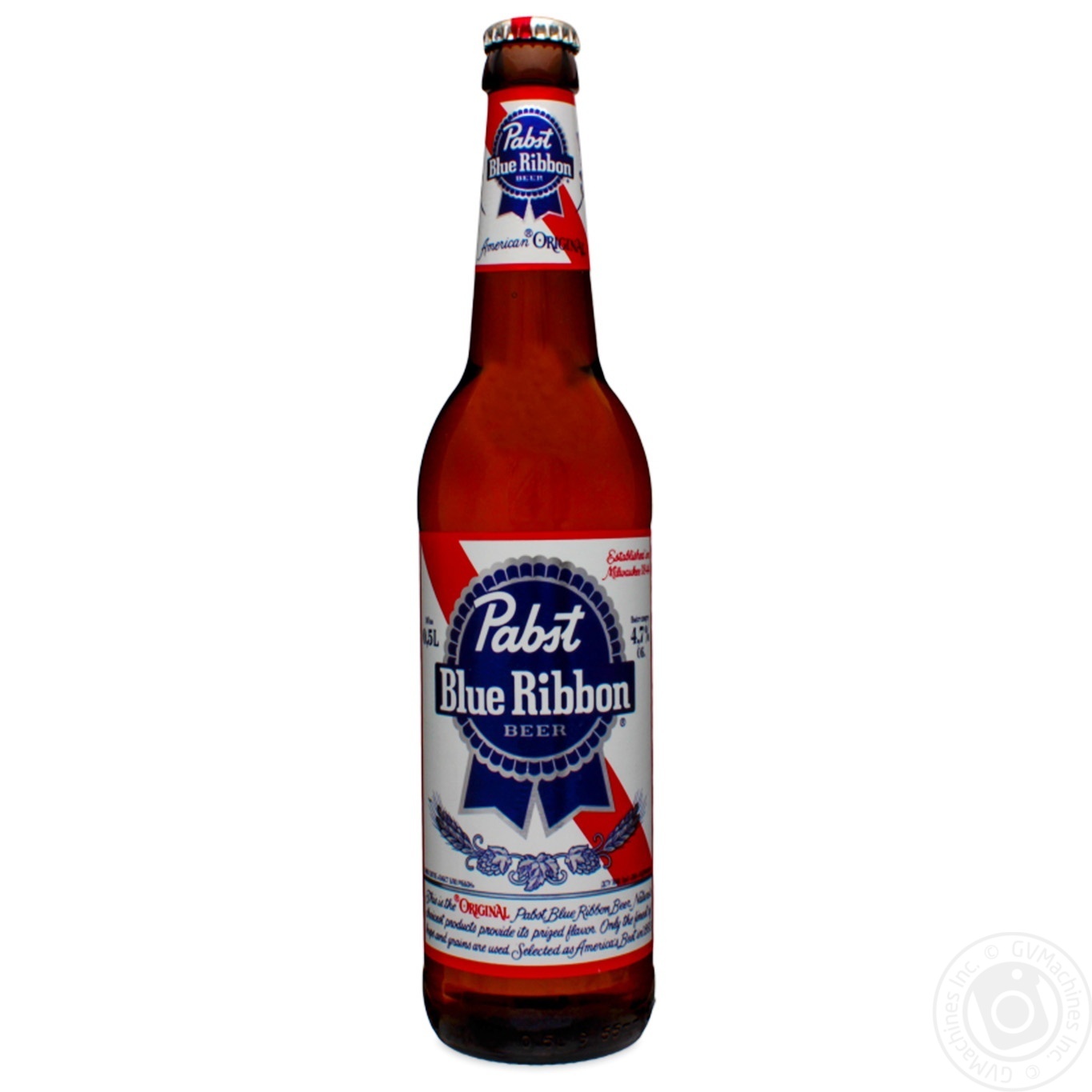 

Пиво Pabst Blue Ribbon светлое фильтрованное пастеризованное 4,7% 0,5л