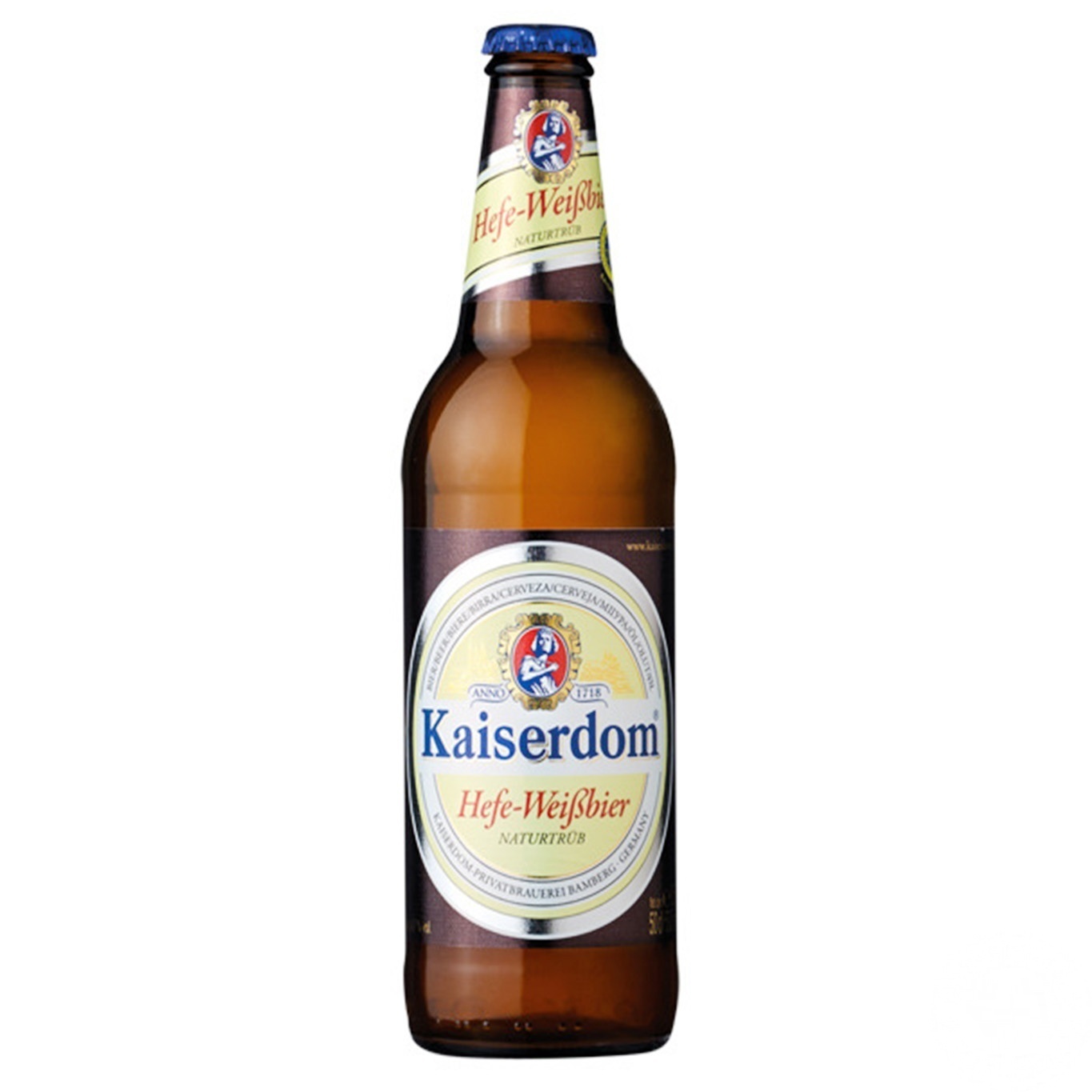 

Пиво Kaiserdom Hefe-Weißbier светлое нефильтрованное 4,7 % 0,5л