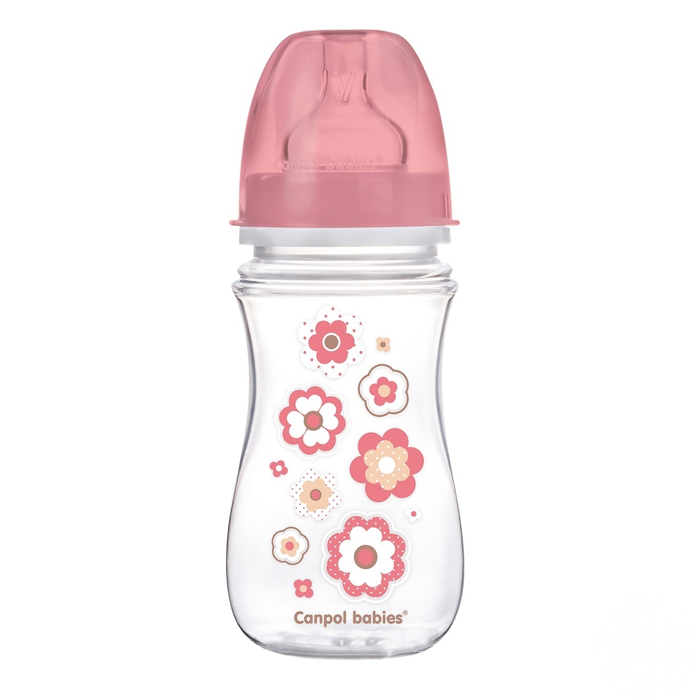 

Бутылка Canpol антиколиковая розовая 240мл