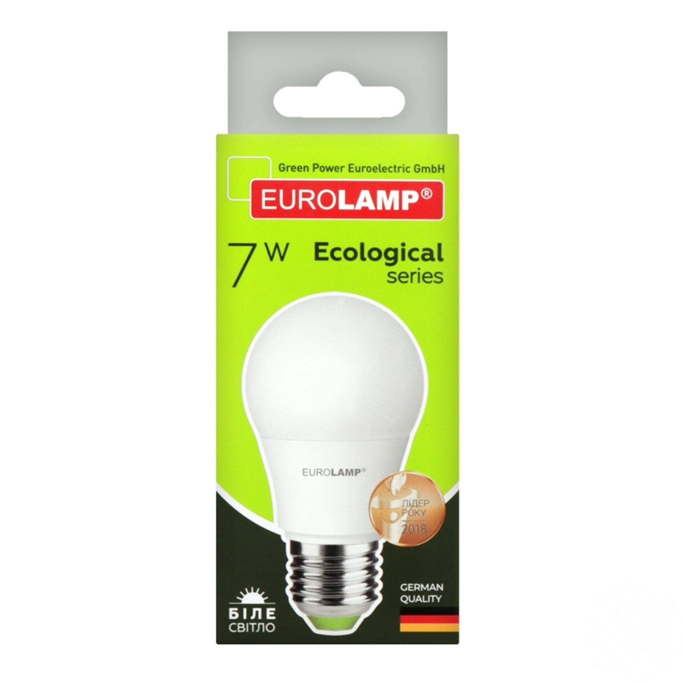 

Лампа світлодіодна Eurolamp LED Е27 7W 4000К