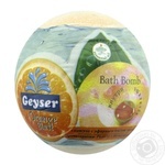 Geyser Оrange Blast Geyser Bath Bomb with Orange Essential Oil Capsule 140g