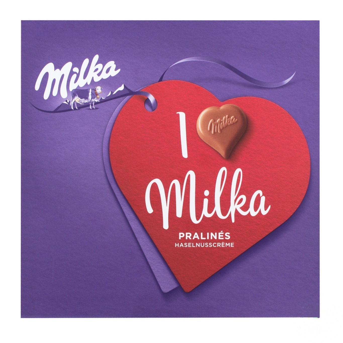 

Конфеты из молочного шоколада Milka ореховая начинка 110г