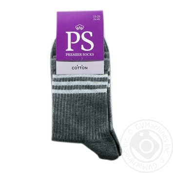 Носки женские Premier Socks серые размер 23-25 - купить, цены на Восторг - фото 1