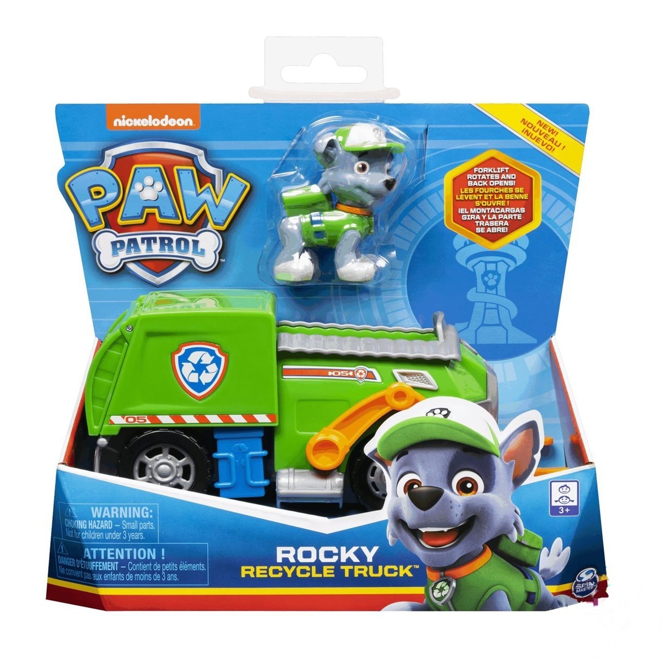 

Игрушка Paw Patrol Spin Master рокки базовый спасательный автомобиль с водителем