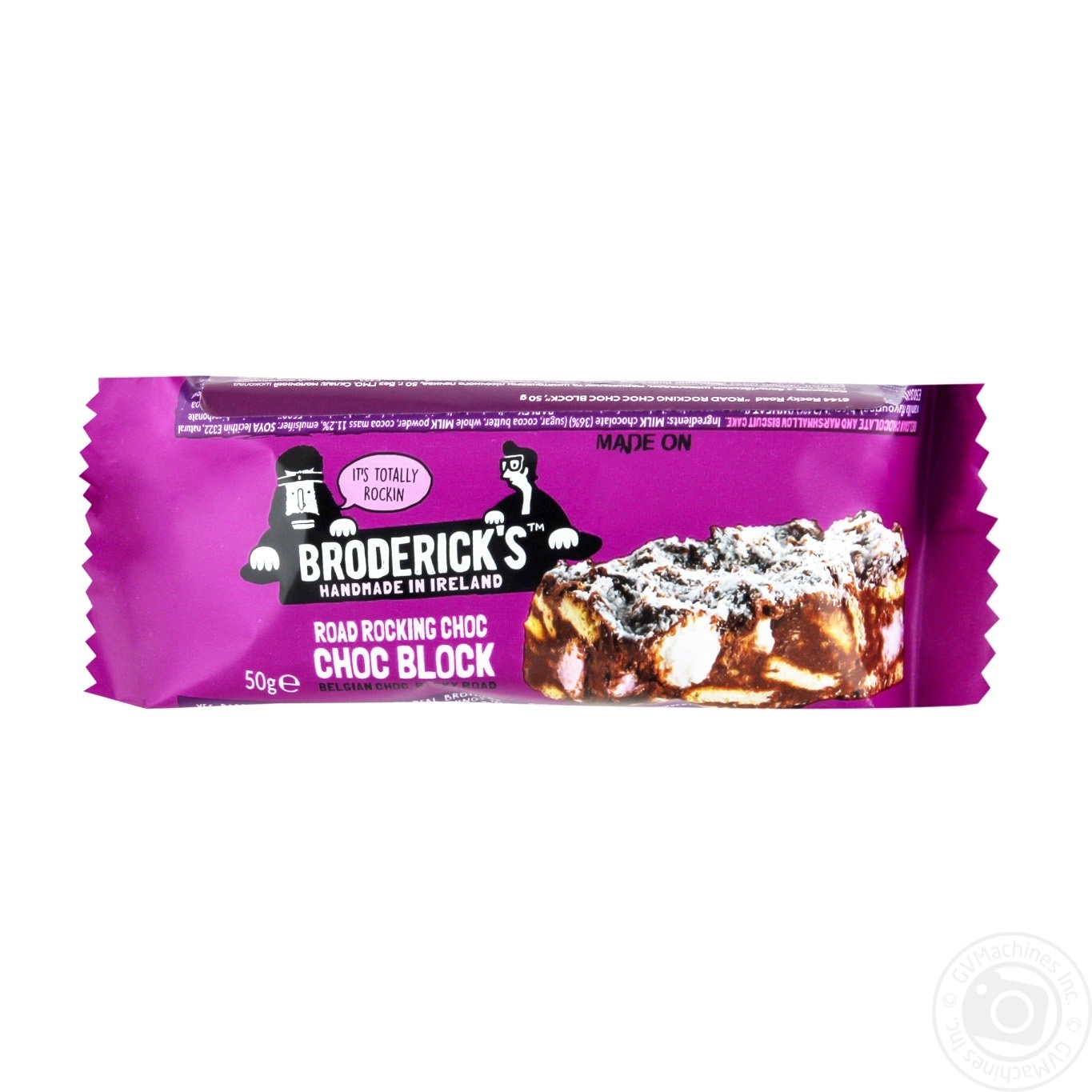 

Батончик Broderick's Choc Block с бельгийским шоколадом, маршмэллоу и кусочками печенья 50г