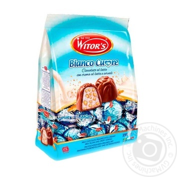 Witor's Bianco Cuore Candies 250g - buy, prices for NOVUS - photo 1