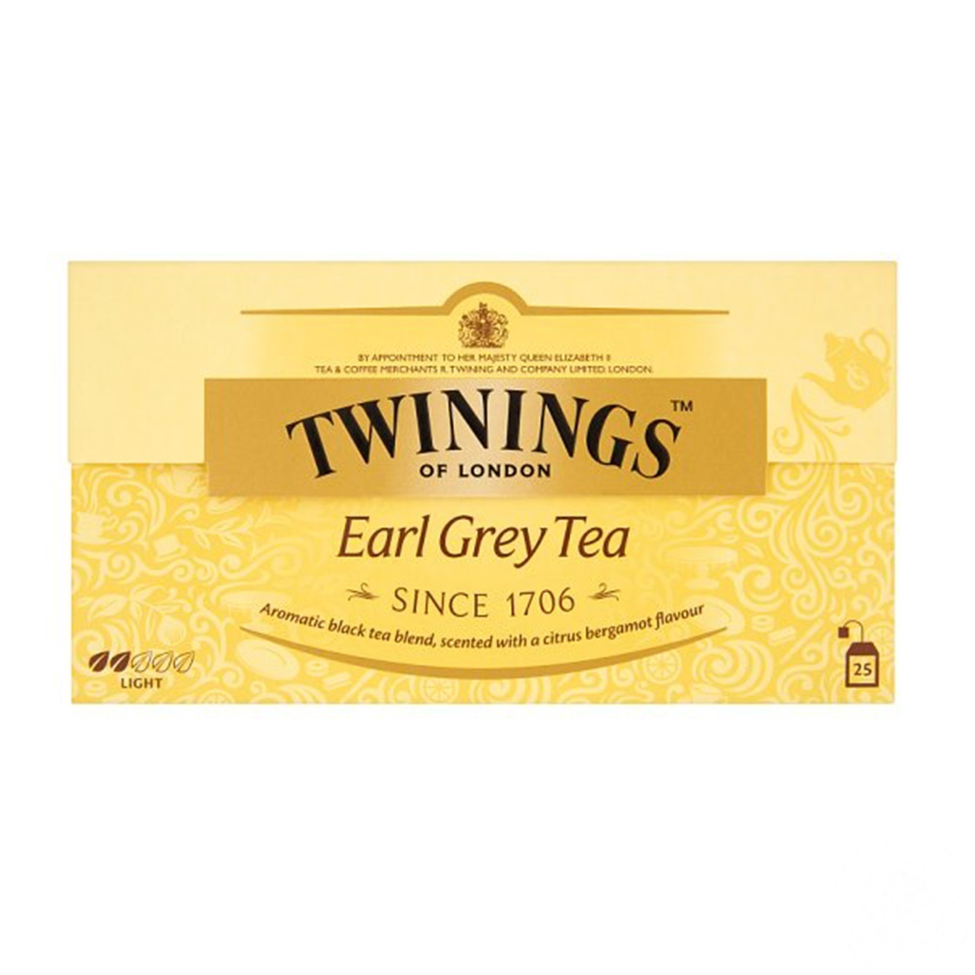 

Чай черный Twinings of London Earl Grey 25шт 2г