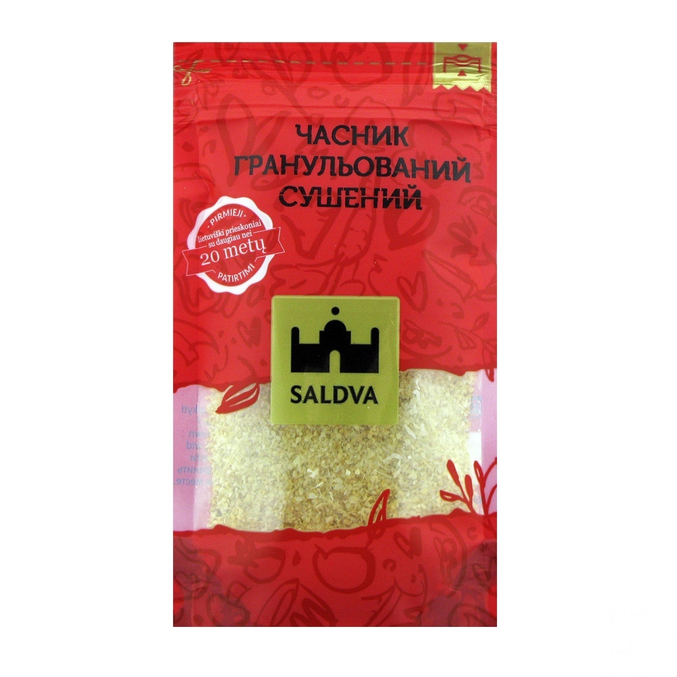 

Чеснок Saldva гранулированный сушеный 32г