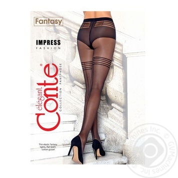 Conte Elegant Impress Fantasy Nero Women's Tights 20den 2s - buy, prices for NOVUS - photo 2