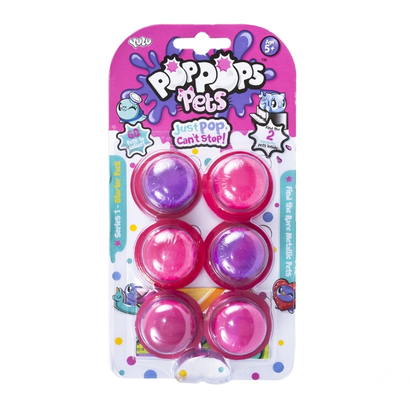 

Набор игровой PopPops Yulu Питомцы 6шт