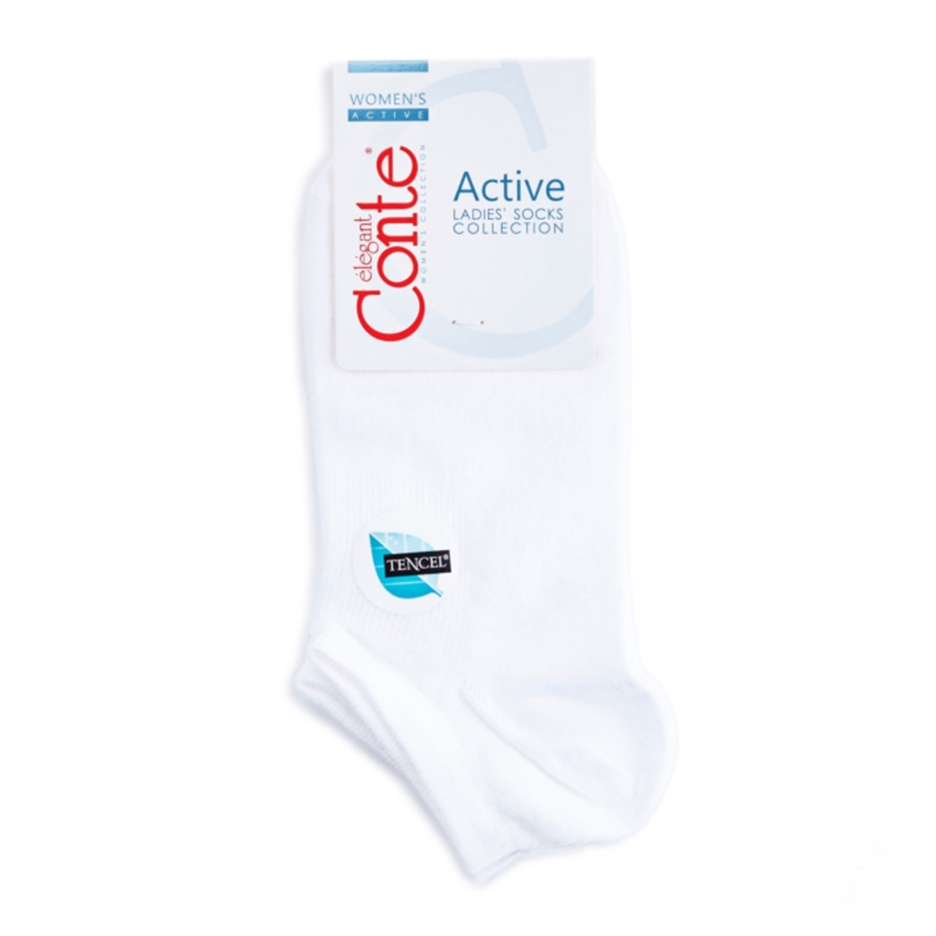 

Носки Conte Elegant Active женские вискозные белые 23р
