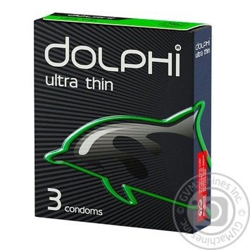 Dolphi Ultra Thin Condoms 3pcs - buy, prices for EKO Market - photo 1