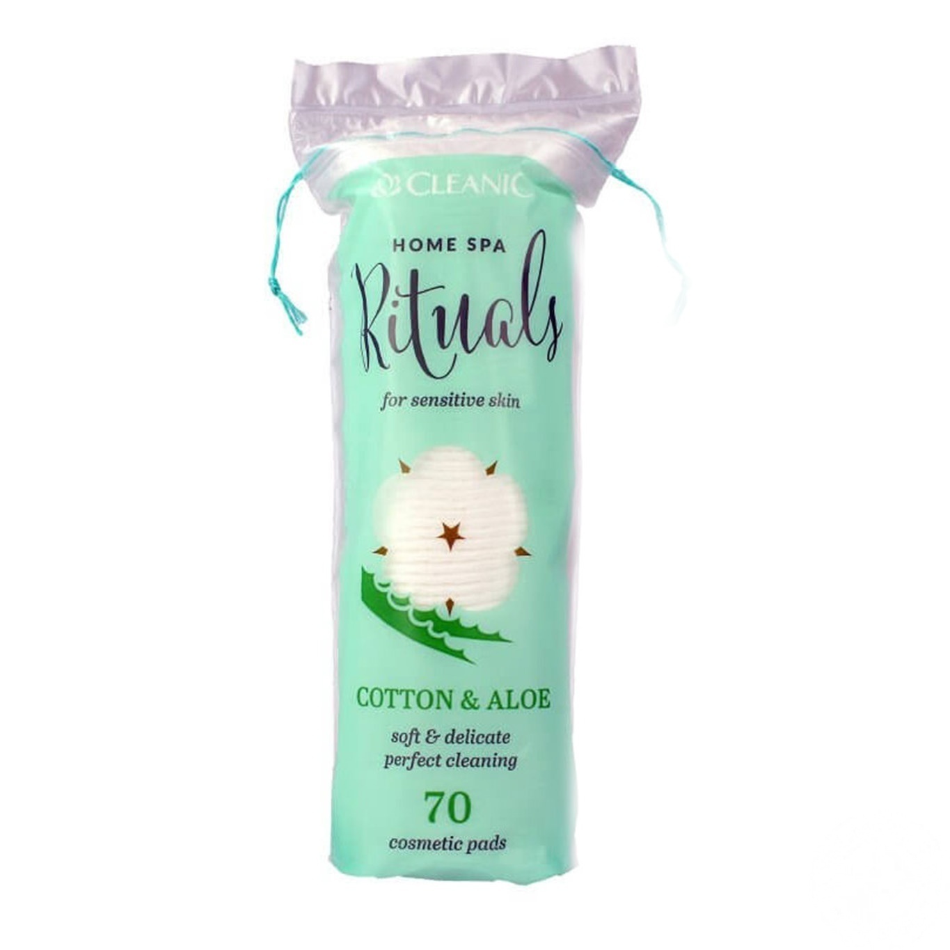 

Диски ватные Cleanic с экстрактом алоэ 70шт